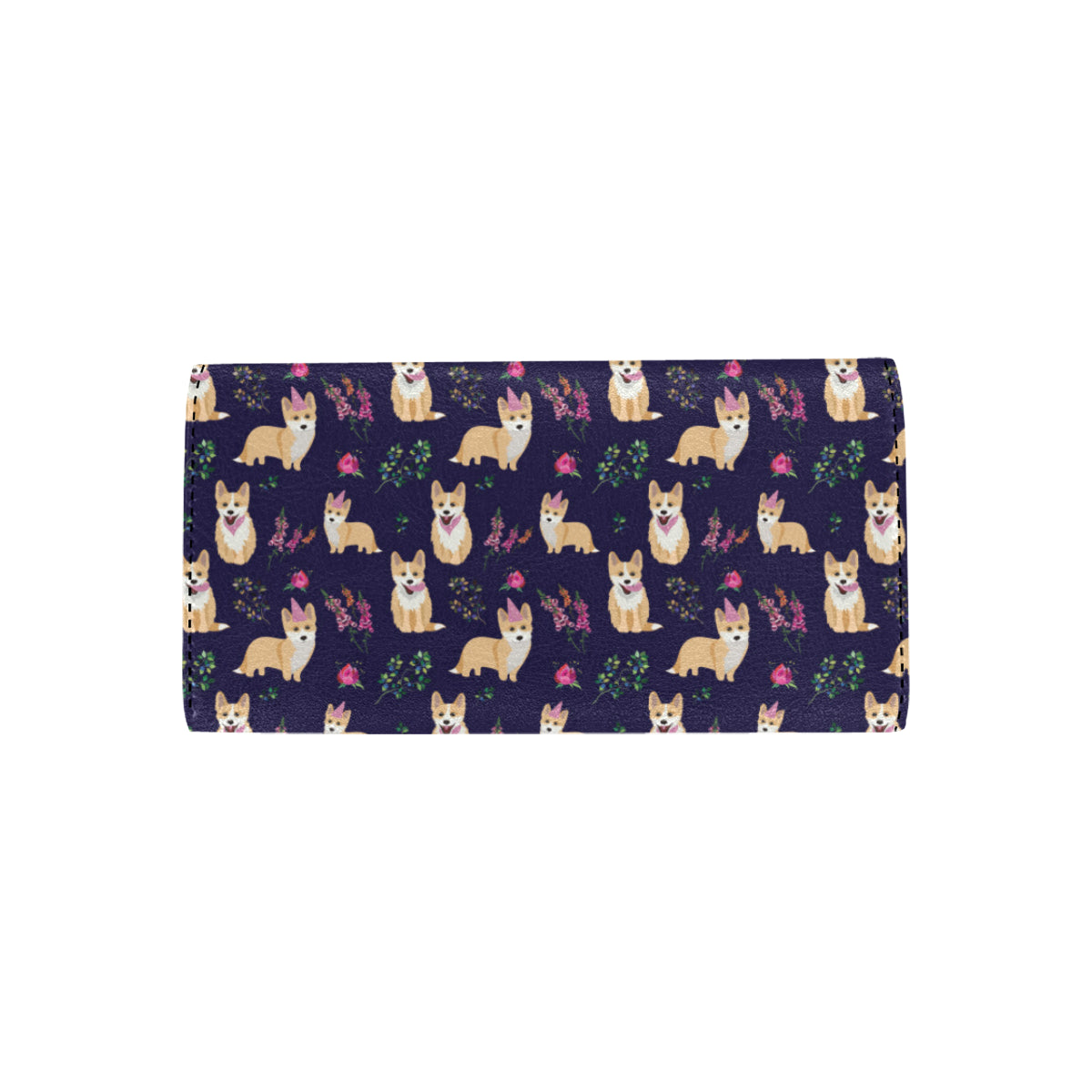 Pembroke Welsh Corgis Pattern Print Design A06 Women's Trifold Wallet