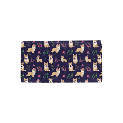 Pembroke Welsh Corgis Pattern Print Design A06 Women's Trifold Wallet