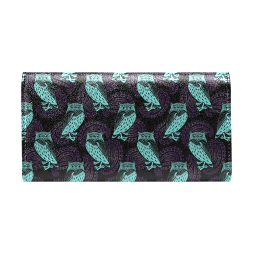 Tribal Pattern Print Design LKS3010 Women's Trifold Wallet