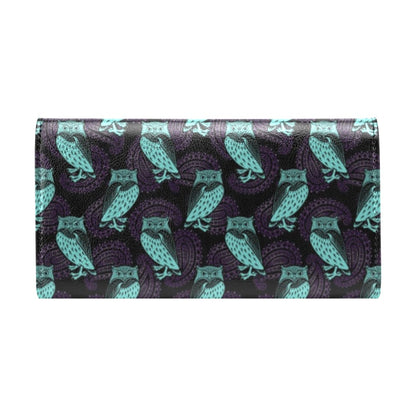 Tribal Pattern Print Design LKS3010 Women's Trifold Wallet