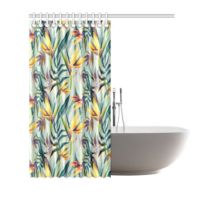 Tropical Flower Pattern Print Design TF022 Shower Curtain