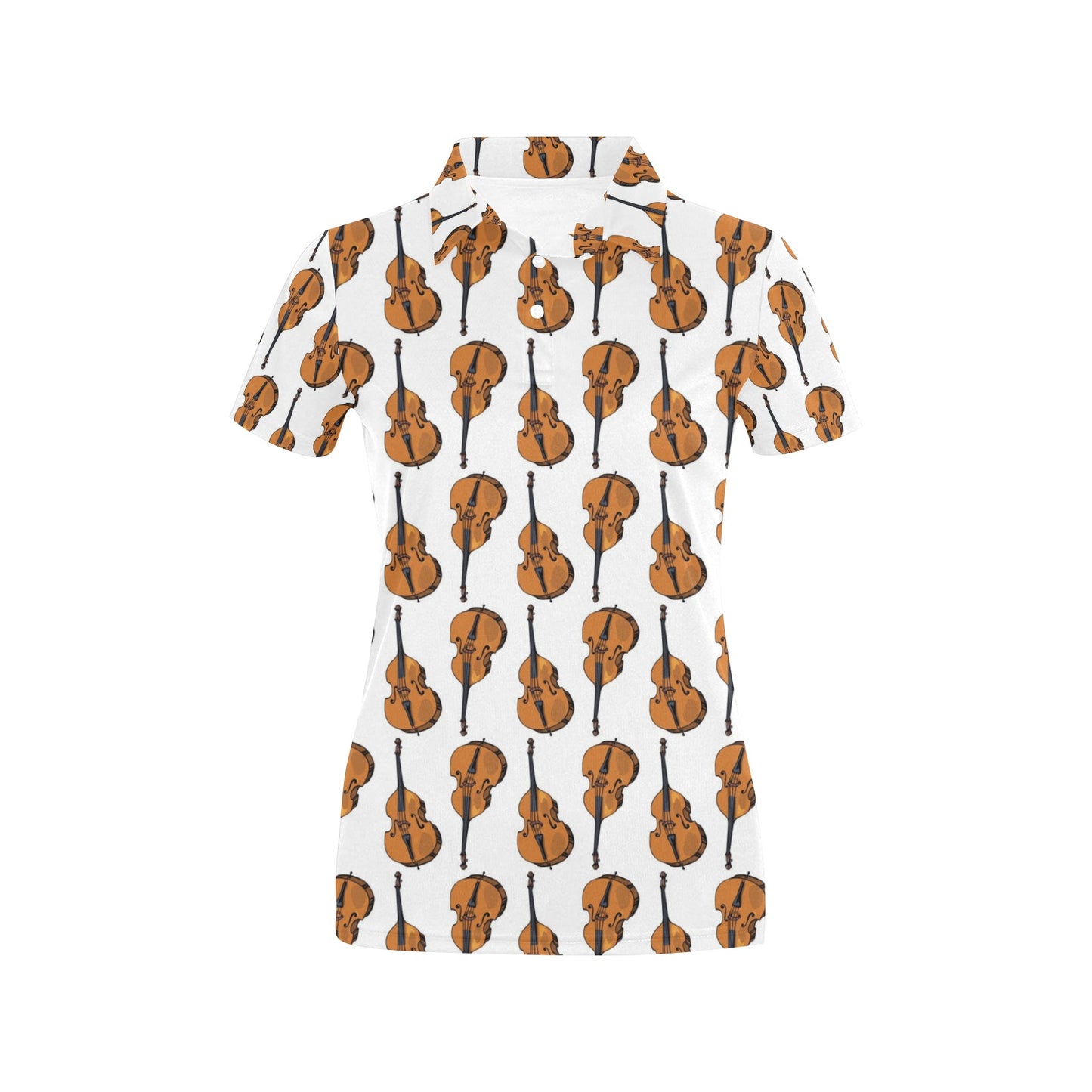 Cello Print Design LKS403 Women's Polo Shirt