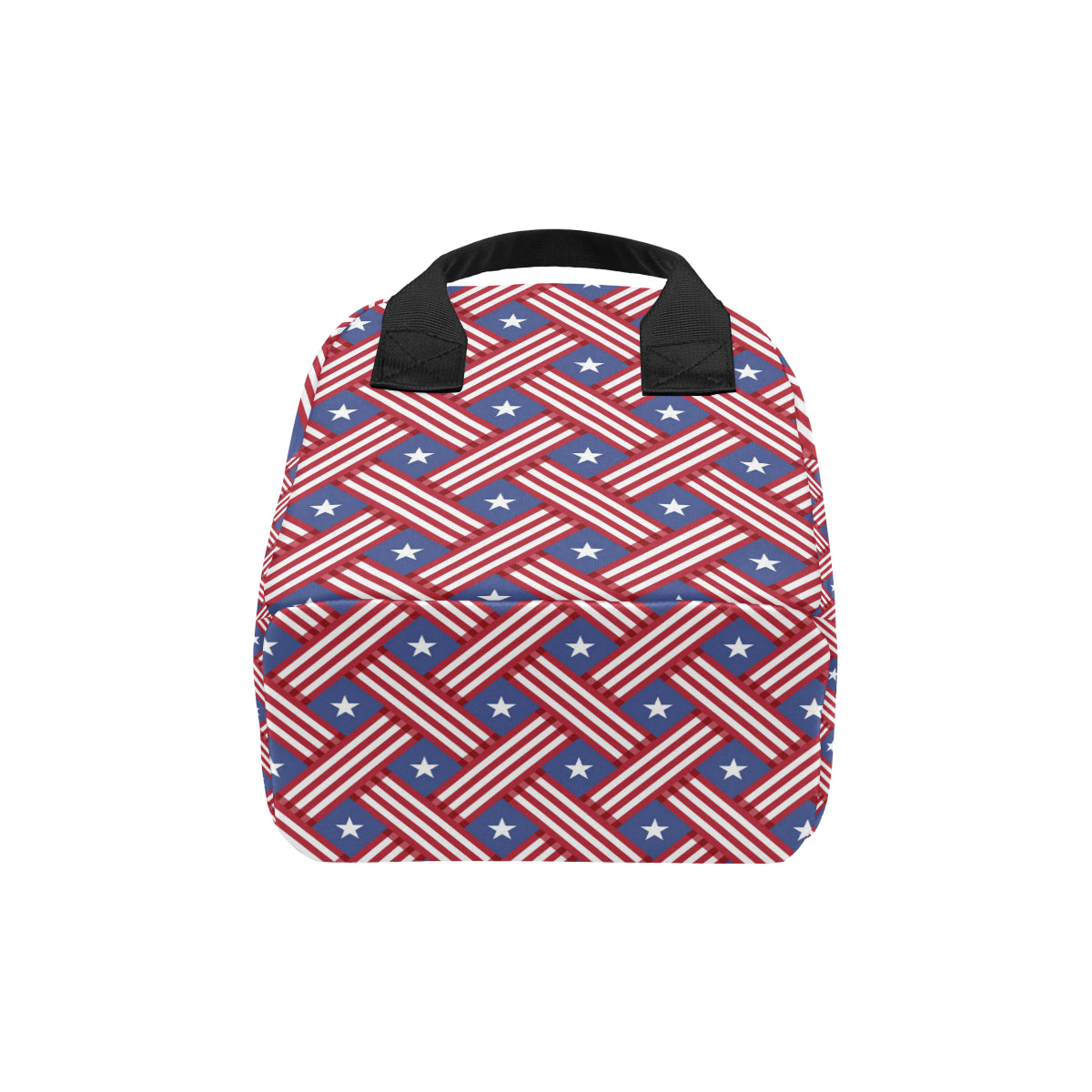 American flag Pattern Insulated Lunch Bag