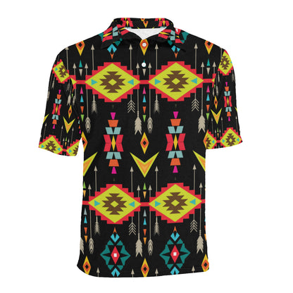 Native Pattern Print Design A05 Men Polo Shirt