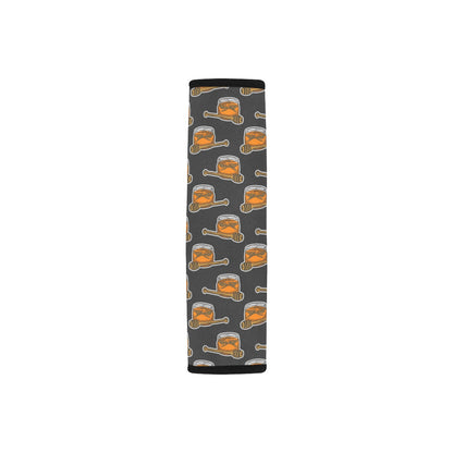 Honey Bee Print Design LKS305 Car Seat Belt Cover
