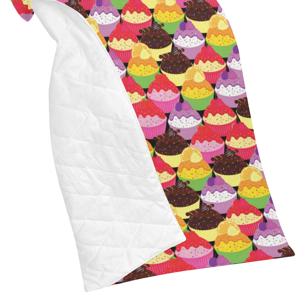 Cupcake Pattern Print Design CP02 Premium Quilt