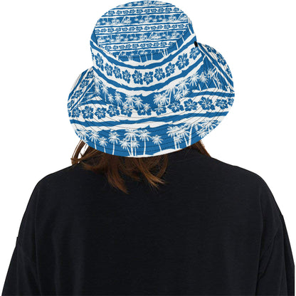 Hawaiian Themed Pattern Print Design H021 Unisex Bucket Hat
