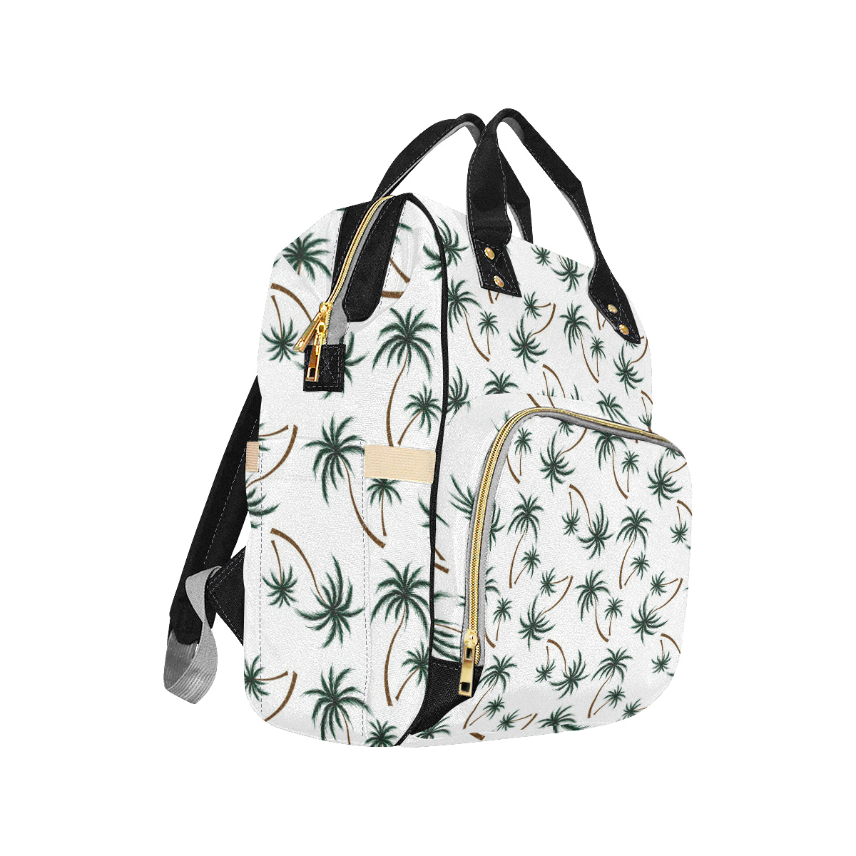 Palm Tree Pattern Print Design PT07 Diaper Bag Backpack