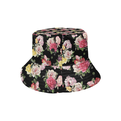 Rose Pattern Print Design RO010 Unisex Bucket Hat