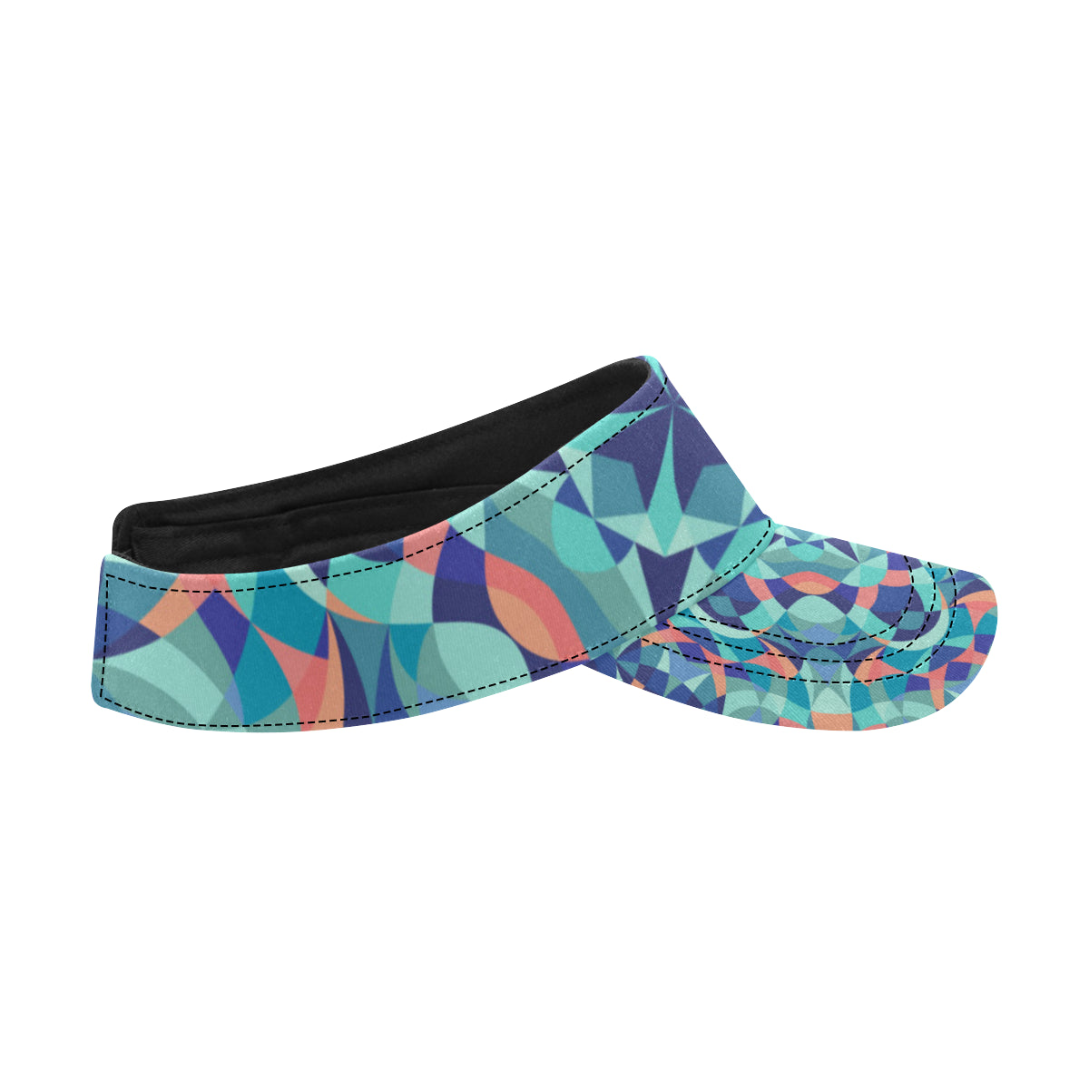 Kaleidoscope Pattern Print Design 03 Unisex Sun Visor