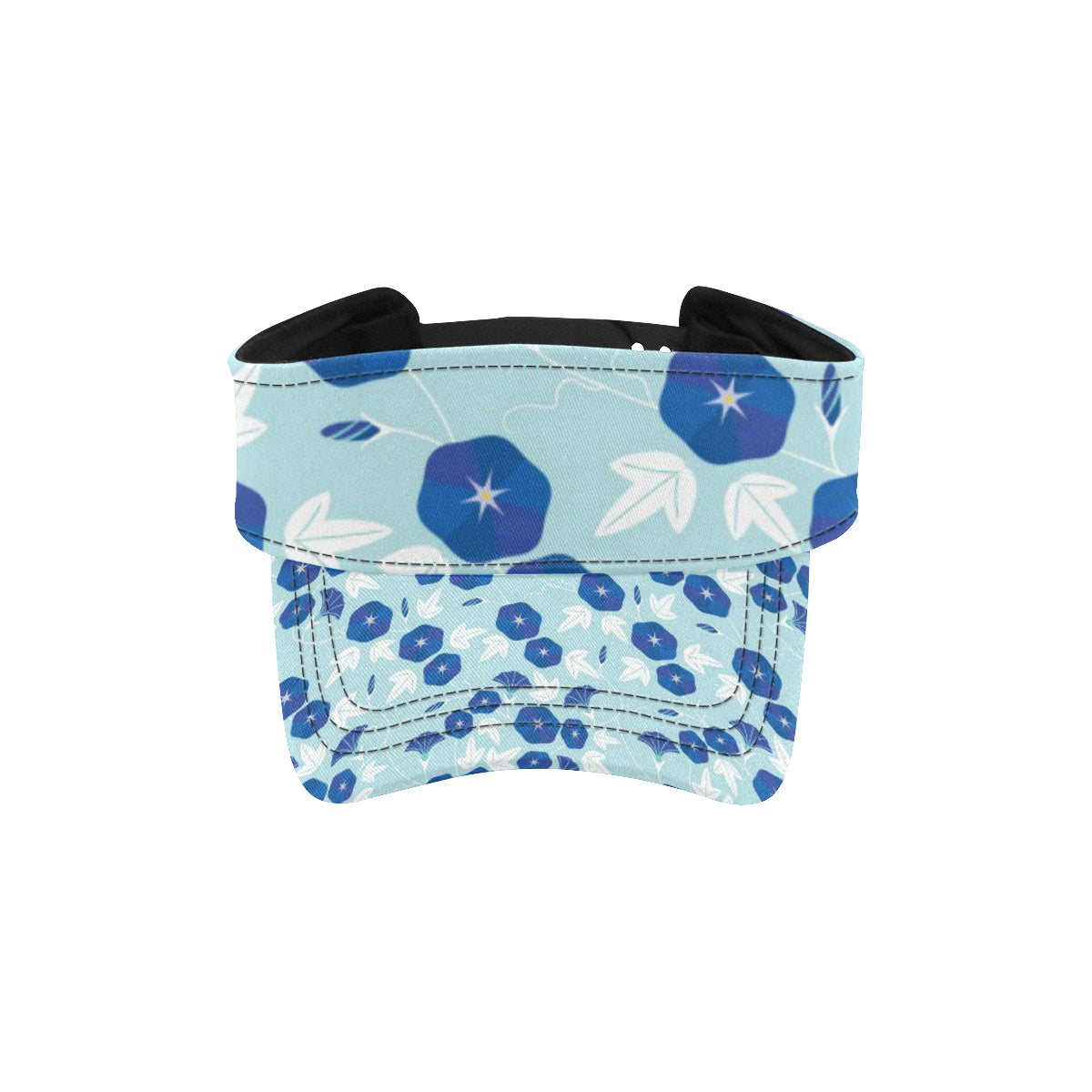 Morning Glory Pattern Print Design MG07 Unisex Sun Visor