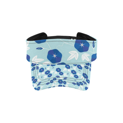 Morning Glory Pattern Print Design MG07 Unisex Sun Visor