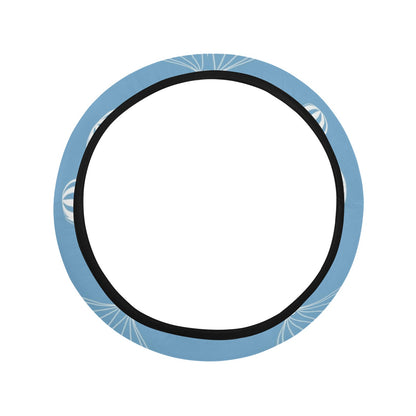 Skydiver Print Design LKS305 Steering Wheel Cover with Elastic Edge