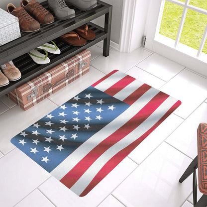 American flag Classic Rubber Doormat