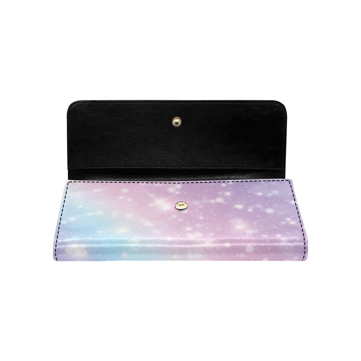 Cosmic Pastel Pattern Print Design 02 Women's Trifold Wallet