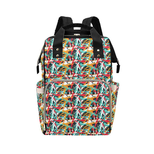 Splatter Print Design LKS304 Diaper Bag Backpack