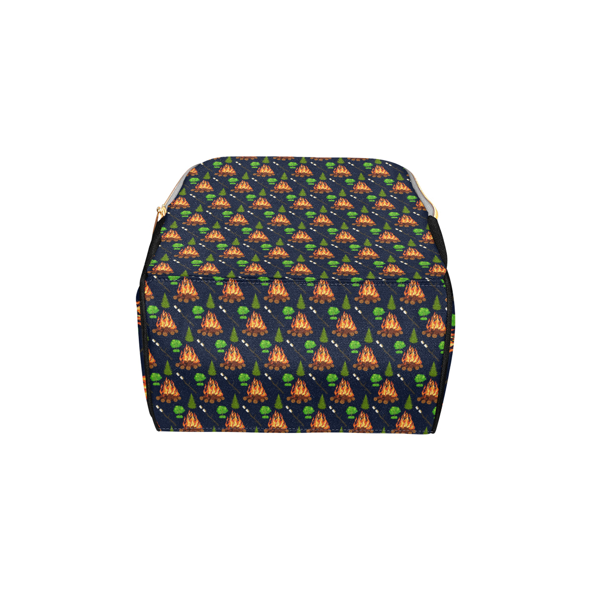 Camfire marshmallow Camping Design Print Diaper Bag Backpack