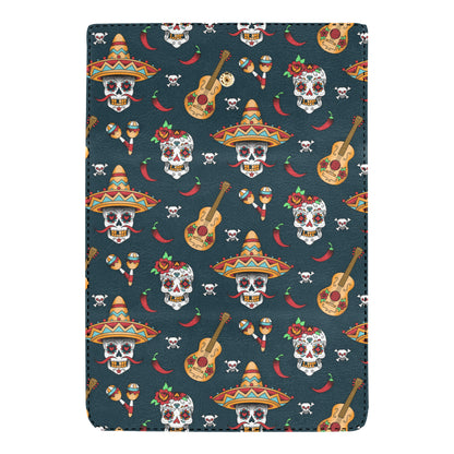 sugar skull Mexican Women's Trifold Wallet