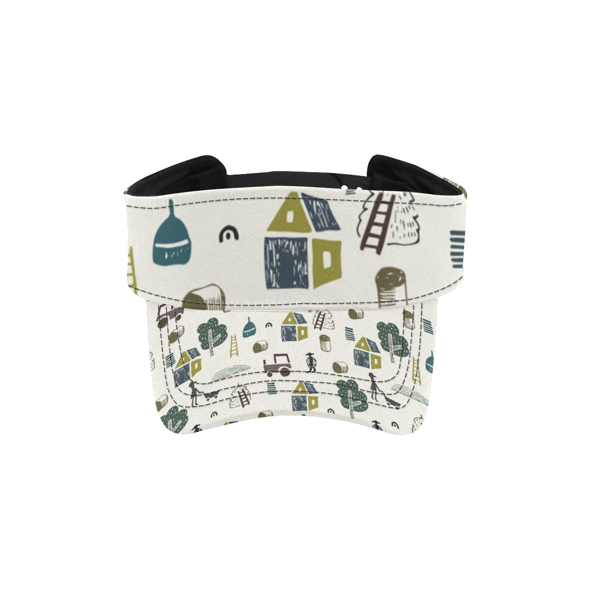 Agricultural Farm Print Design 01 Unisex Sun Visor