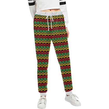 Rasta Reggae Color Themed Unisex Sweatpants
