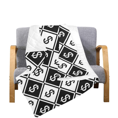 Money Pattern Print Design 04 Premium Quilt