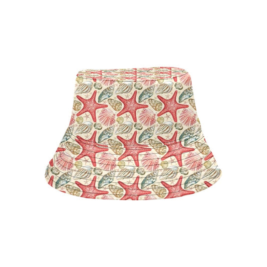 Seashell Print Design LKS301 Unisex Bucket Hat