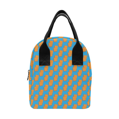 Waffle Print Design LKS304 Insulated Lunch Bag
