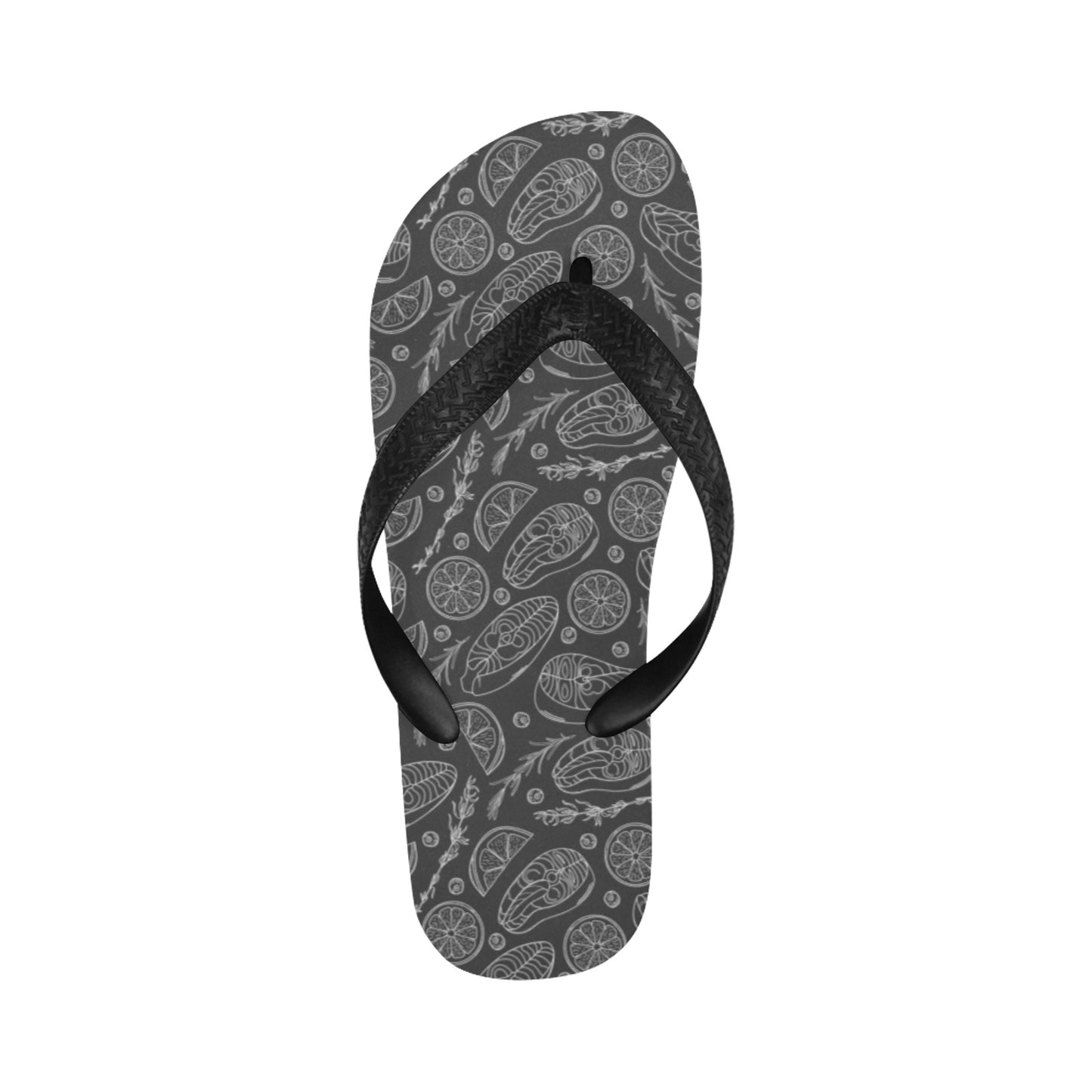 Steak Print Design LKS301 Flip Flops