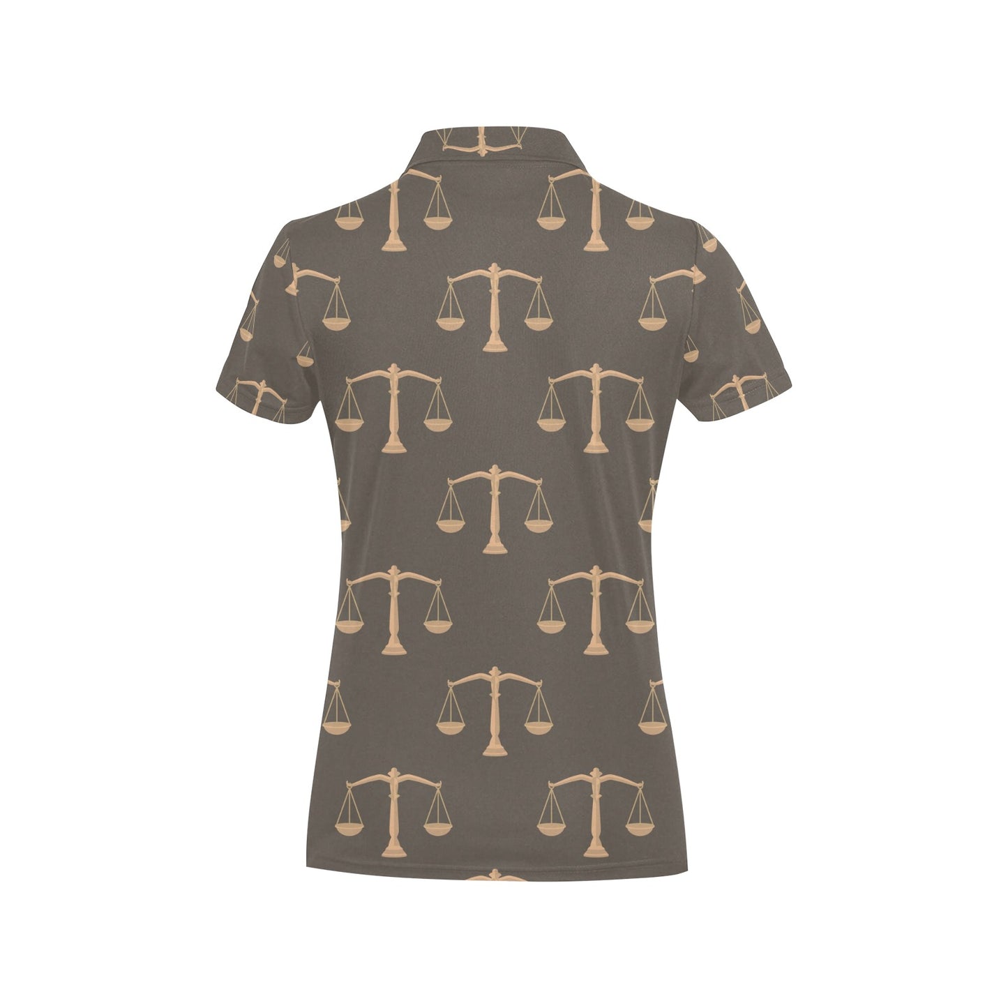Libra Pattern Print Design 01 Women's Polo Shirt