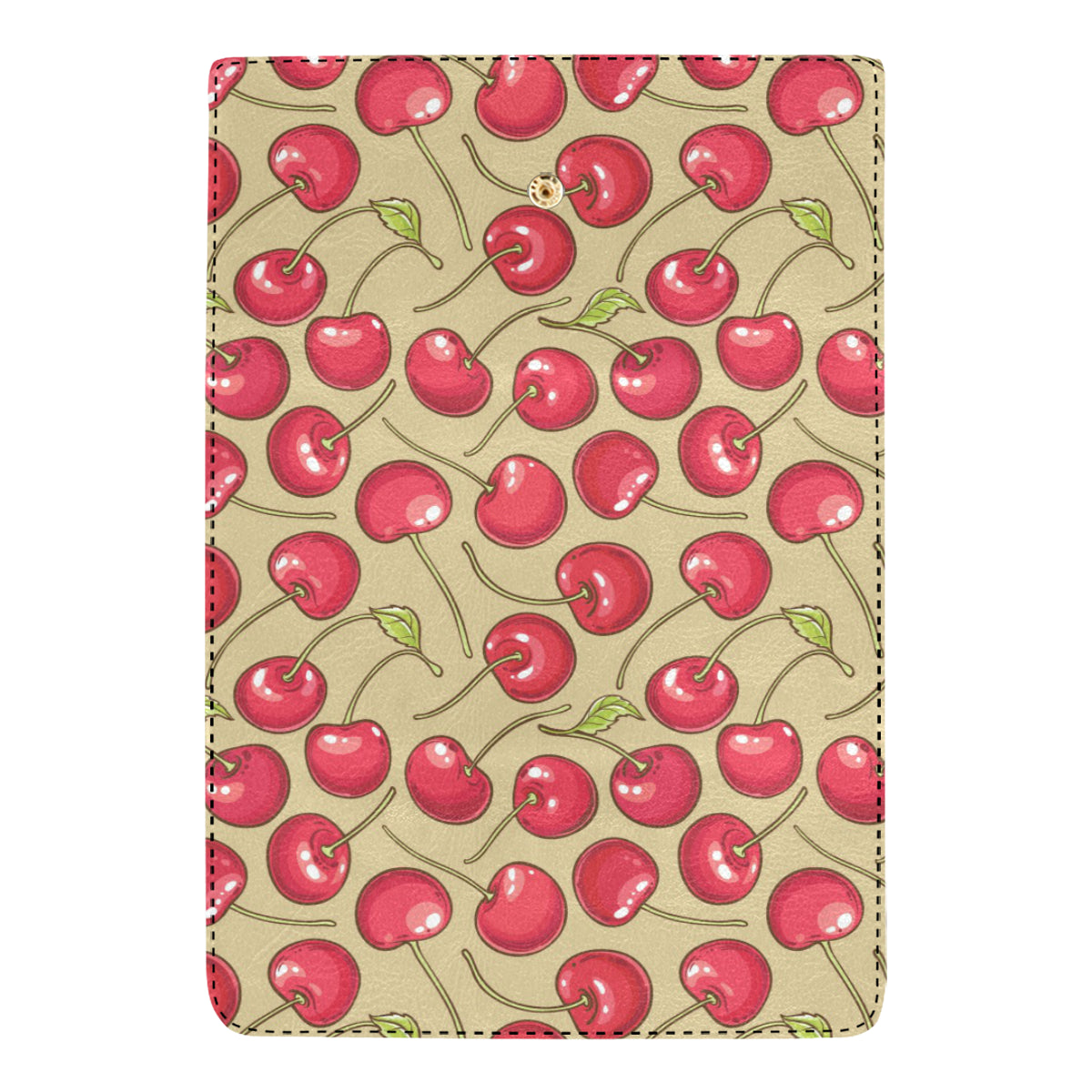 Cherry Pattern Print Design CH05 Women's Trifold Wallet