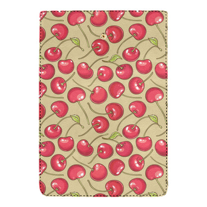 Cherry Pattern Print Design CH05 Women's Trifold Wallet