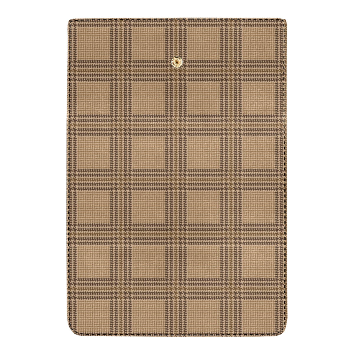 Houndstooth Brown Pattern Print Design 04 Women's Trifold Wallet