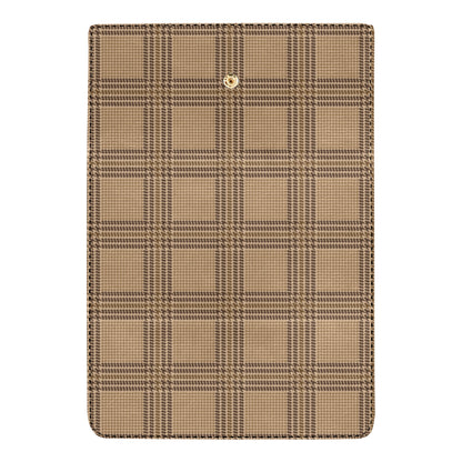 Houndstooth Brown Pattern Print Design 04 Women's Trifold Wallet