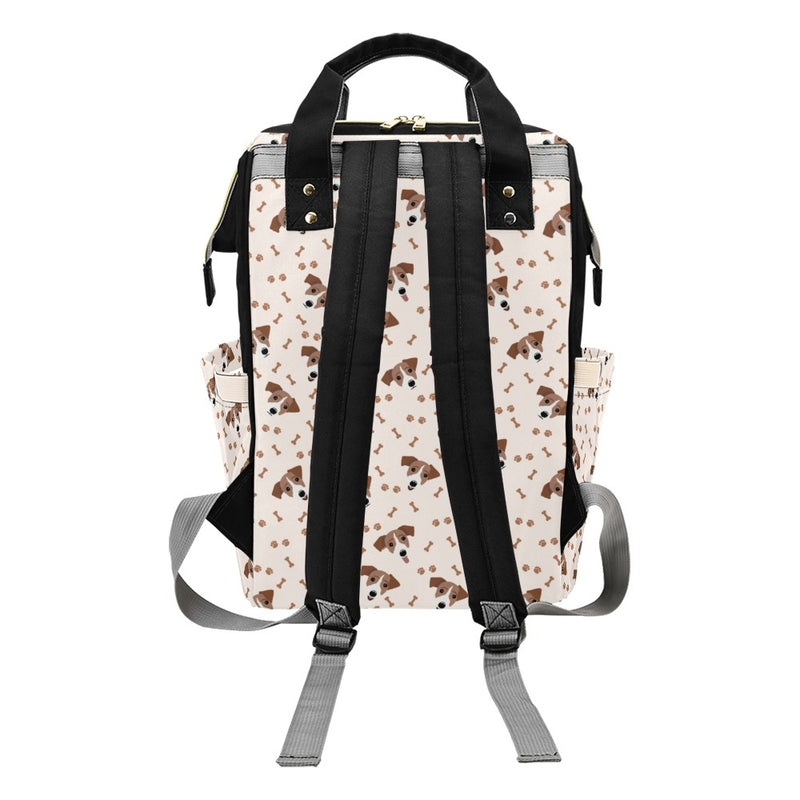 Russell Terriers Paw Print Design LKS303 Diaper Bag Backpack