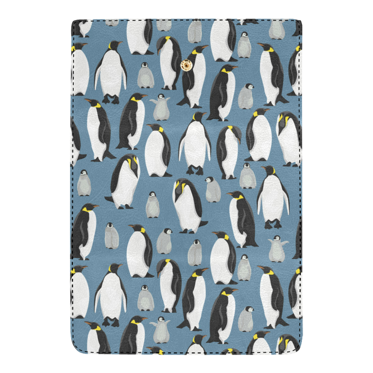 Penguin Pattern Print Design A03 Women's Trifold Wallet