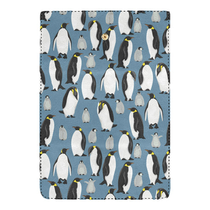 Penguin Pattern Print Design A03 Women's Trifold Wallet