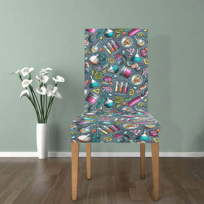 Science Print Design LKS304 Dining Chair Slipcover