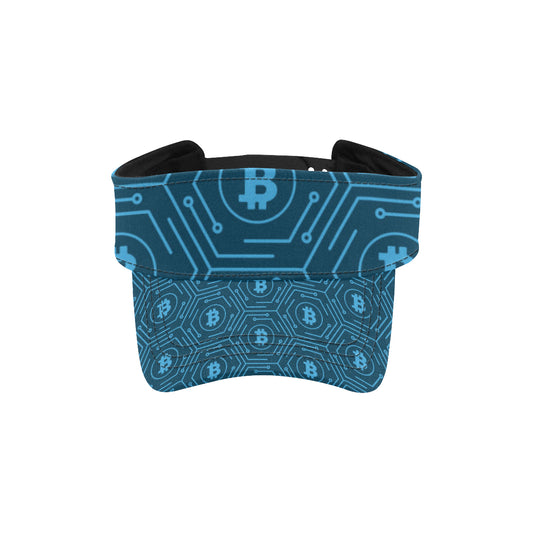 Cryptocurrency Pattern Print Design 04 Unisex Sun Visor