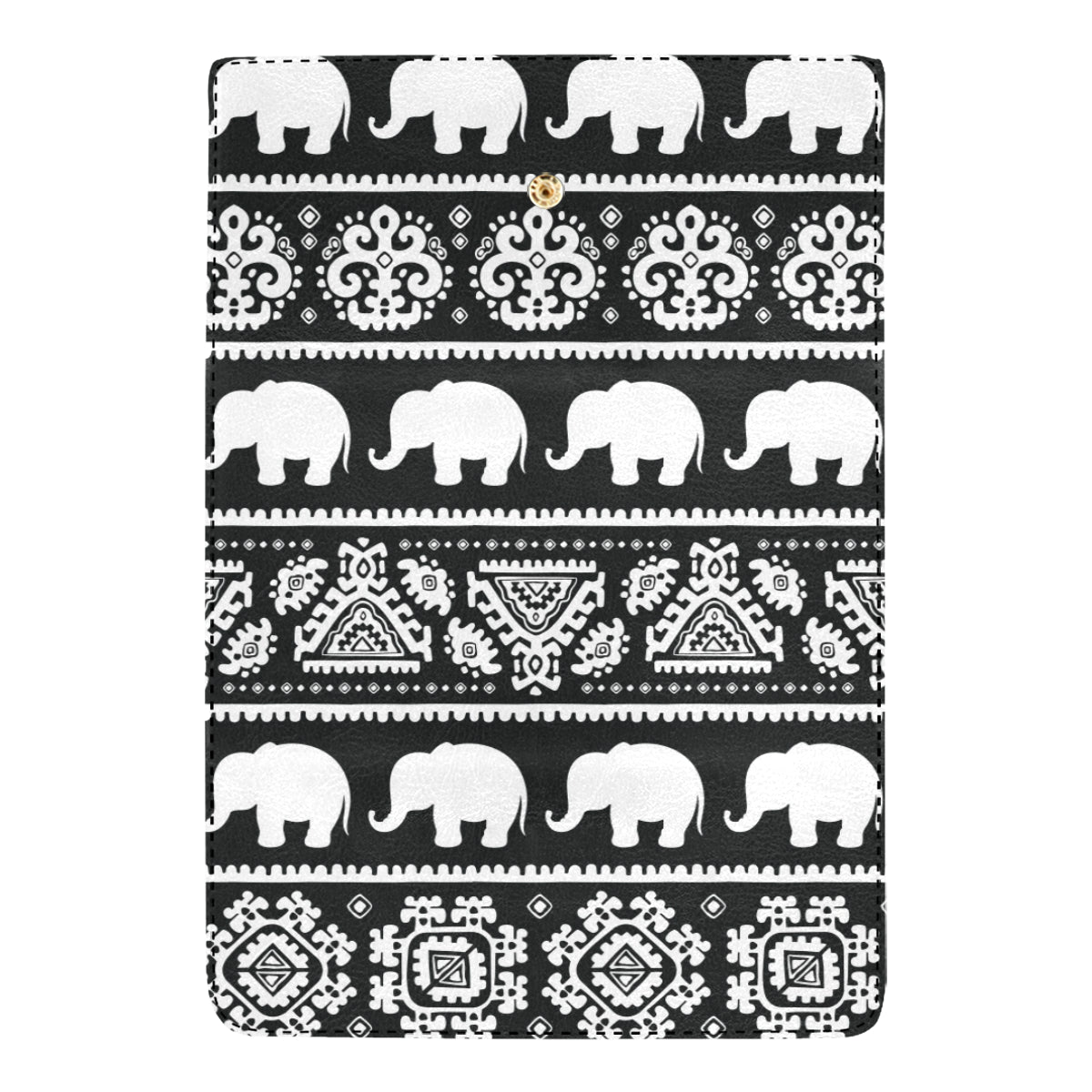 Elephant Pattern Women's Trifold Wallet