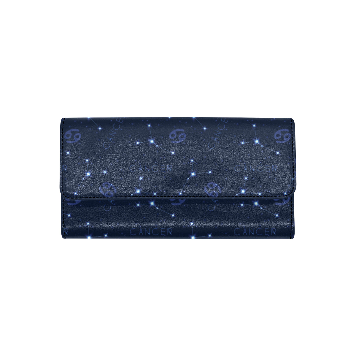 Cancer Zodiac Pattern Print Design 05 Women's Trifold Wallet