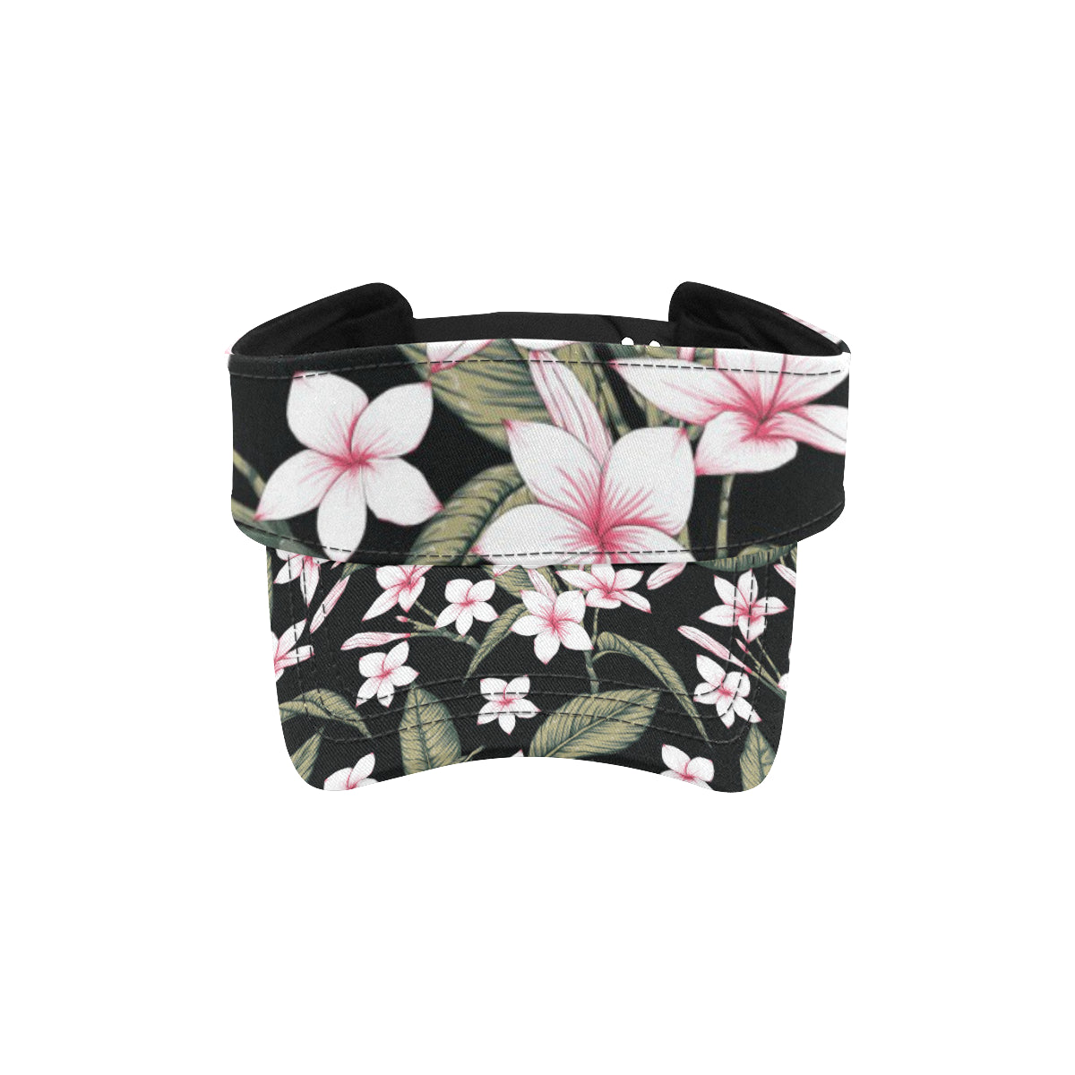 Plumeria Pattern Print Design PM021 Unisex Sun Visor