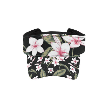 Plumeria Pattern Print Design PM021 Unisex Sun Visor