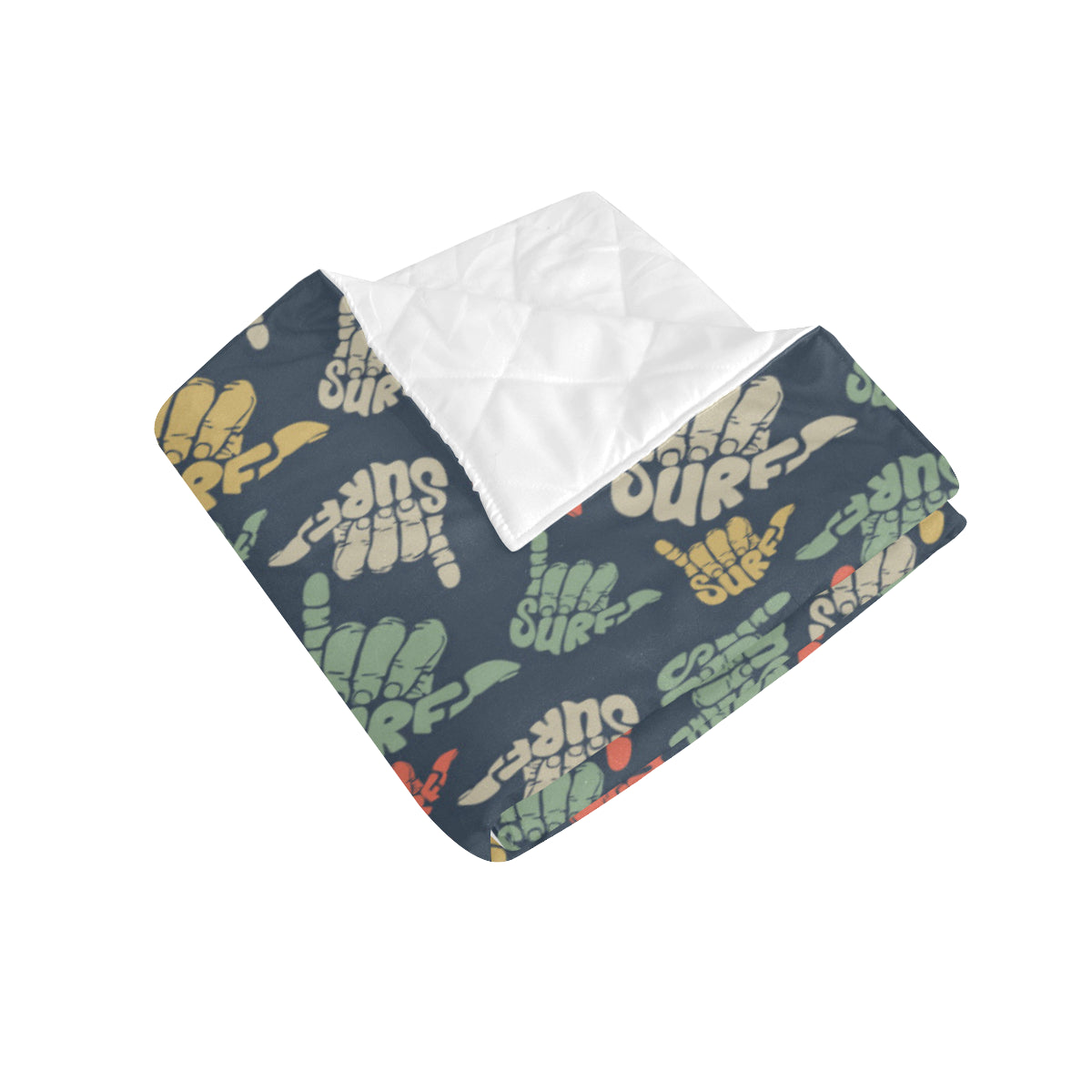 Surf Hand sign Premium Quilt