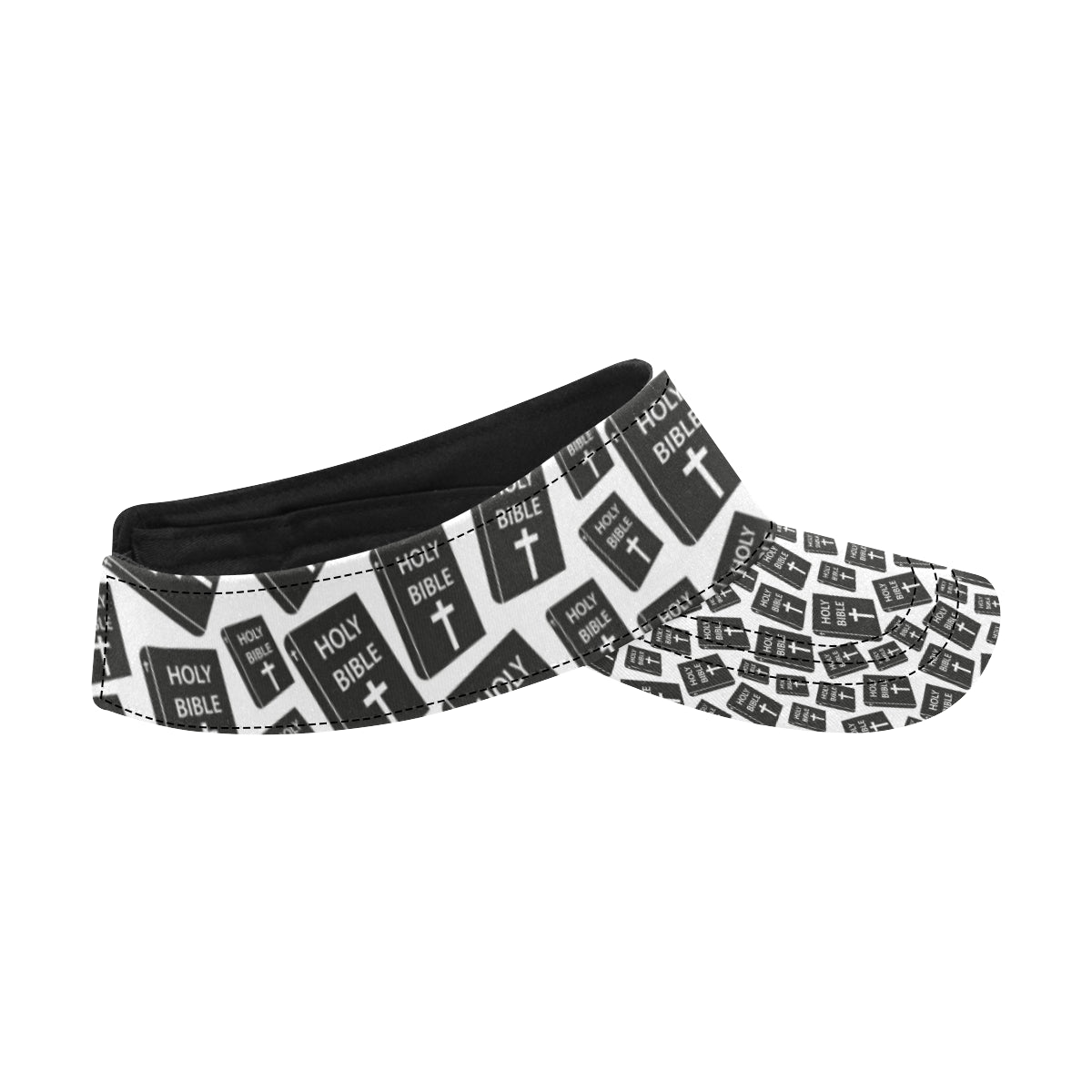Christian Holy Bible Book Pattern Unisex Sun Visor