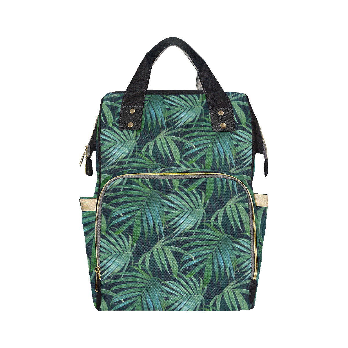 Tropical Flower Pattern Print Design TF011 Diaper Bag Backpack