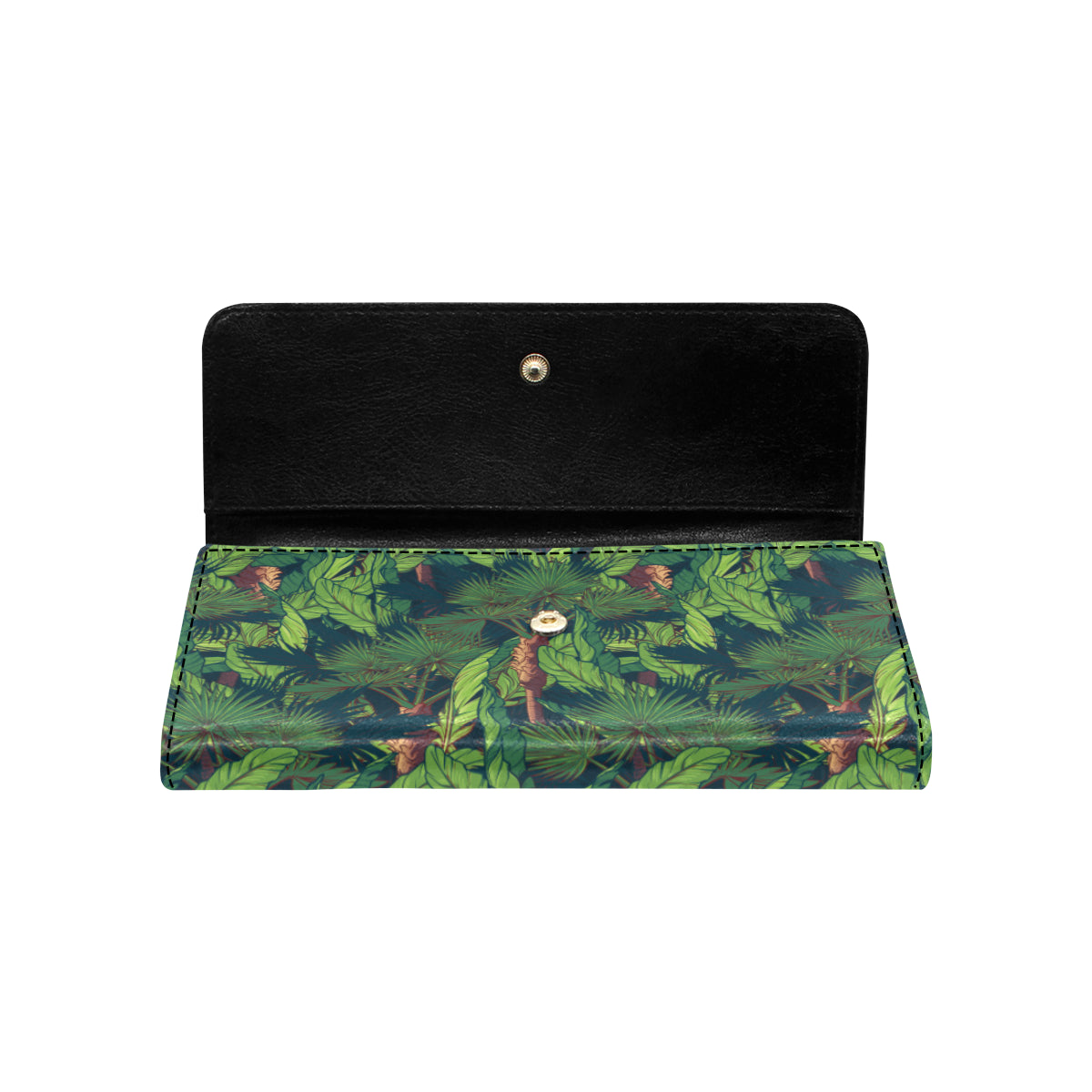 Rainforest Pattern Print Design A01 Women's Trifold Wallet