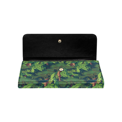 Rainforest Pattern Print Design A01 Women's Trifold Wallet