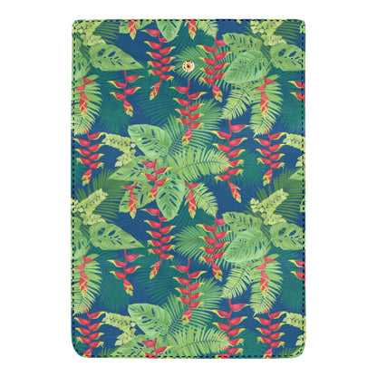 Heliconia Pattern Print Design HL08 Women's Trifold Wallet