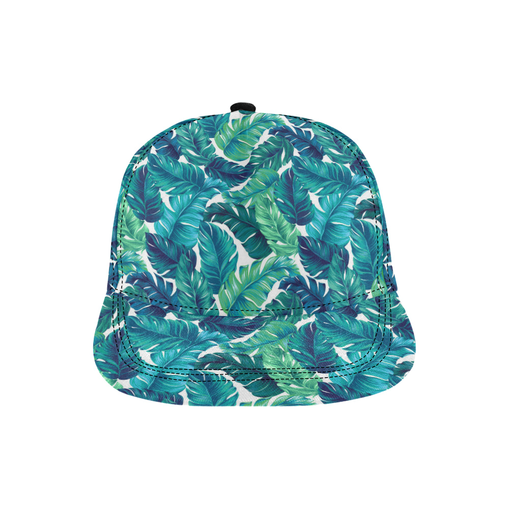 Brightness Tropical Palm Leaves Snapback Cap