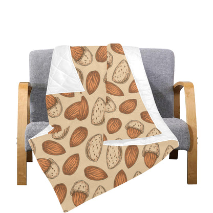 Almond Pattern Print Design 04 Premium Quilt